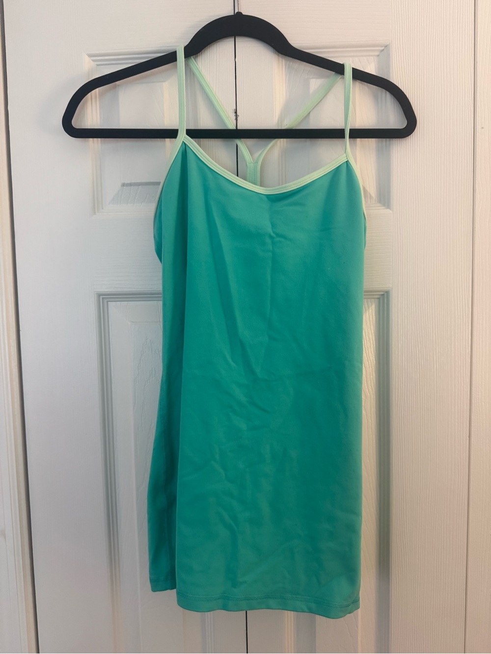 lululemon athletica Teal Tank with Mint Trim